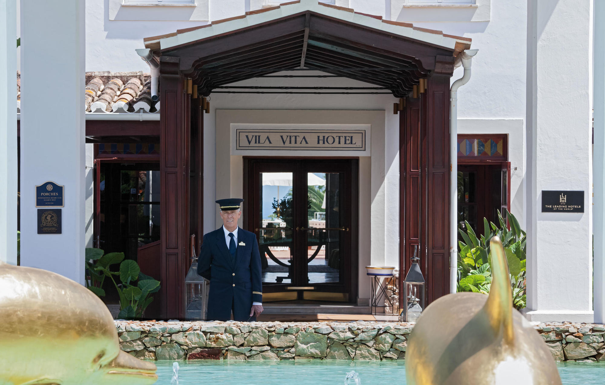 Vila Vita Parc Armação de Pêra Dış mekan fotoğraf Entrance to the hotel